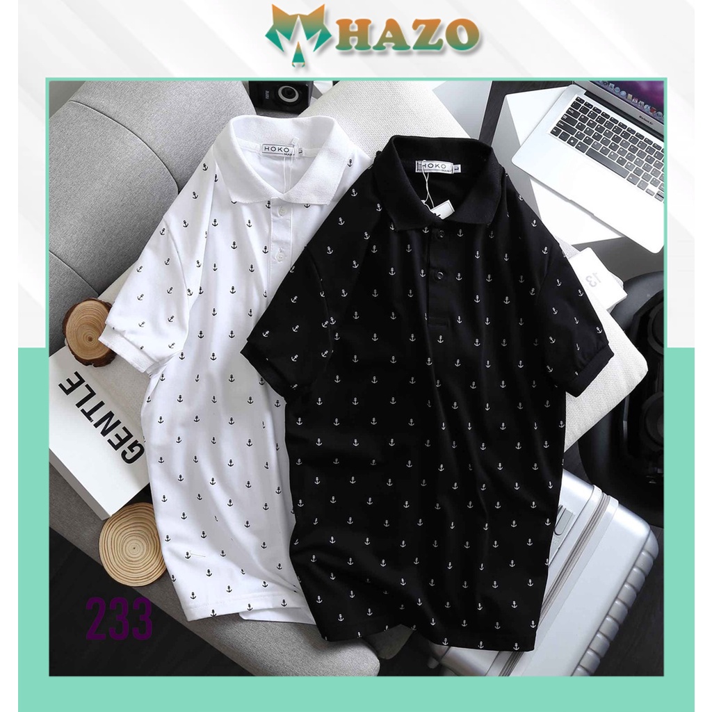 Áo Thun Nam Cổ Bẻ Polo Mũi Neo 233 Chất Liệu Cao Cấp Thấm Hút Mồ Hôi Phong Cách Trẻ Trung - Hazo