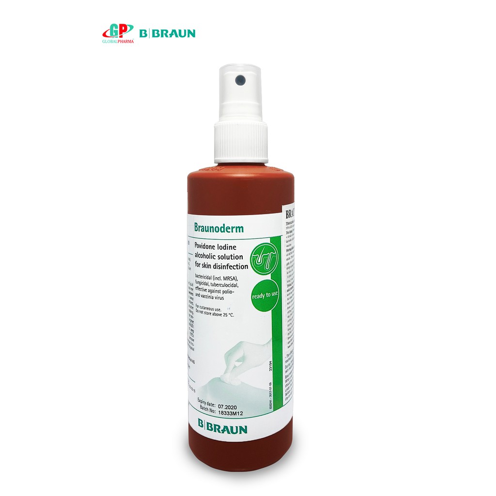 Dung dịch Khử trùng da Braunoderm 250ML