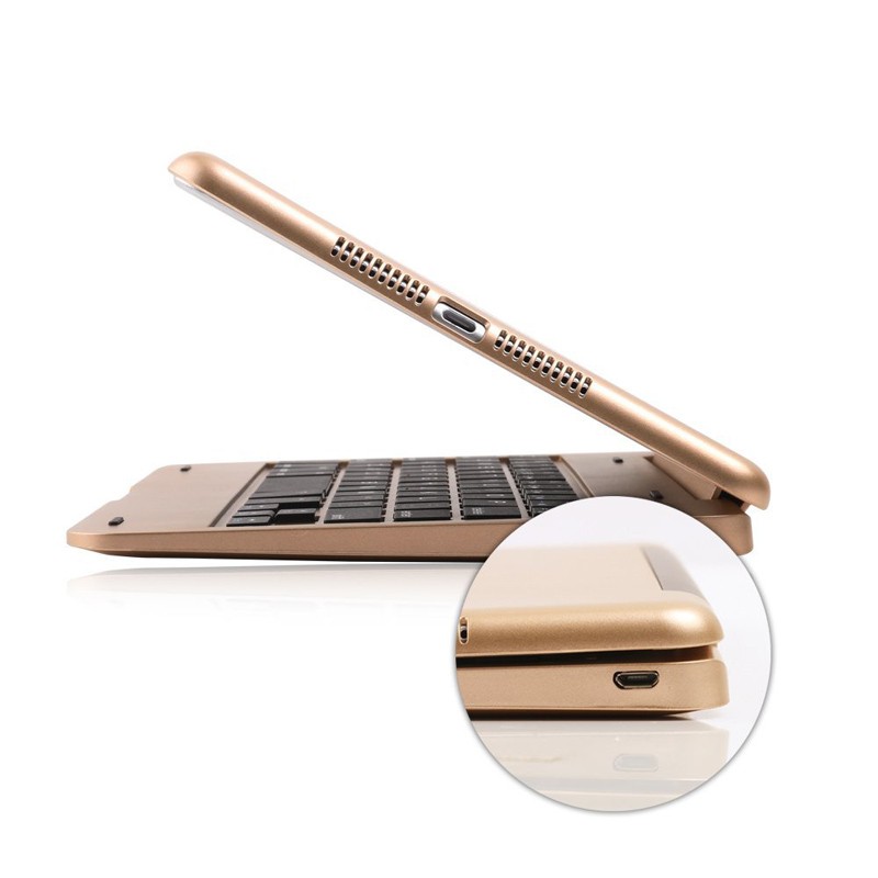 Ốp Lưng Kèm Bàn Phím Bluetooth Không Dây Cho Apple iPad mini 1 2 3 4 5