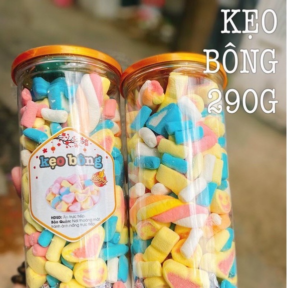 Kẹo bông sữa túi zip 1 kg