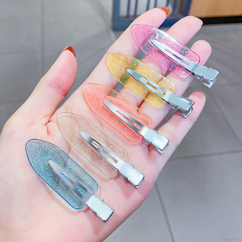 1 Kẹp Tóc Mái Màu Kẹo Trong Suốt Phong Cách Hàn Quốc Cho Bé Gái