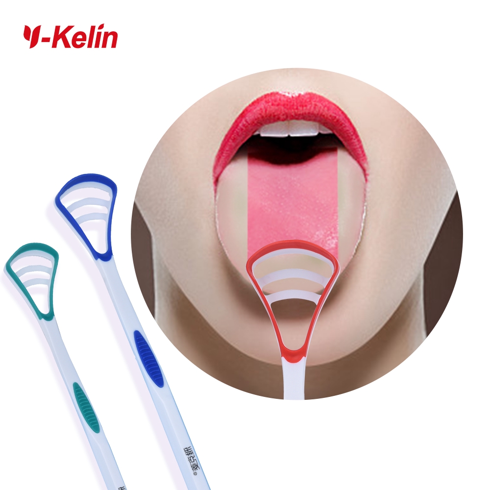 Bàn Chải Đánh Răng Làm Sạch Lưỡi Y-Kelin 1 / 3 Màu (Đỏ / Xanh Lá / Xanh Lá)