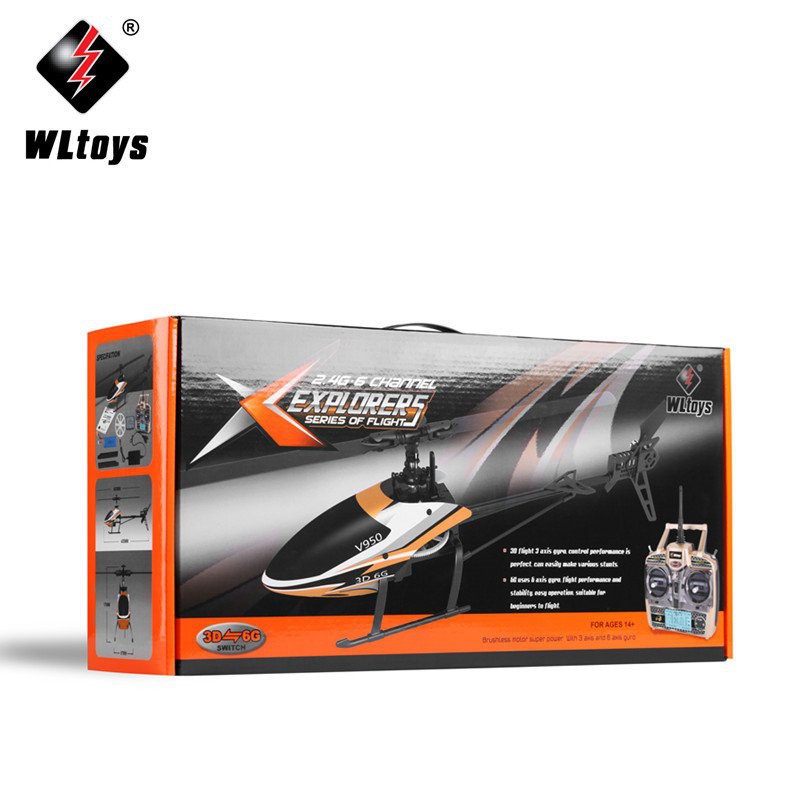 V950 máy bay điều khiển từ xa 6 kênh không chổi than