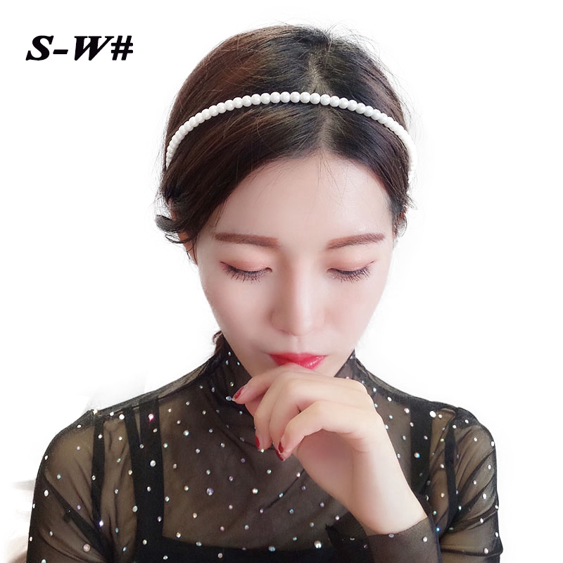 Women Pearl Headband Hair Accessories