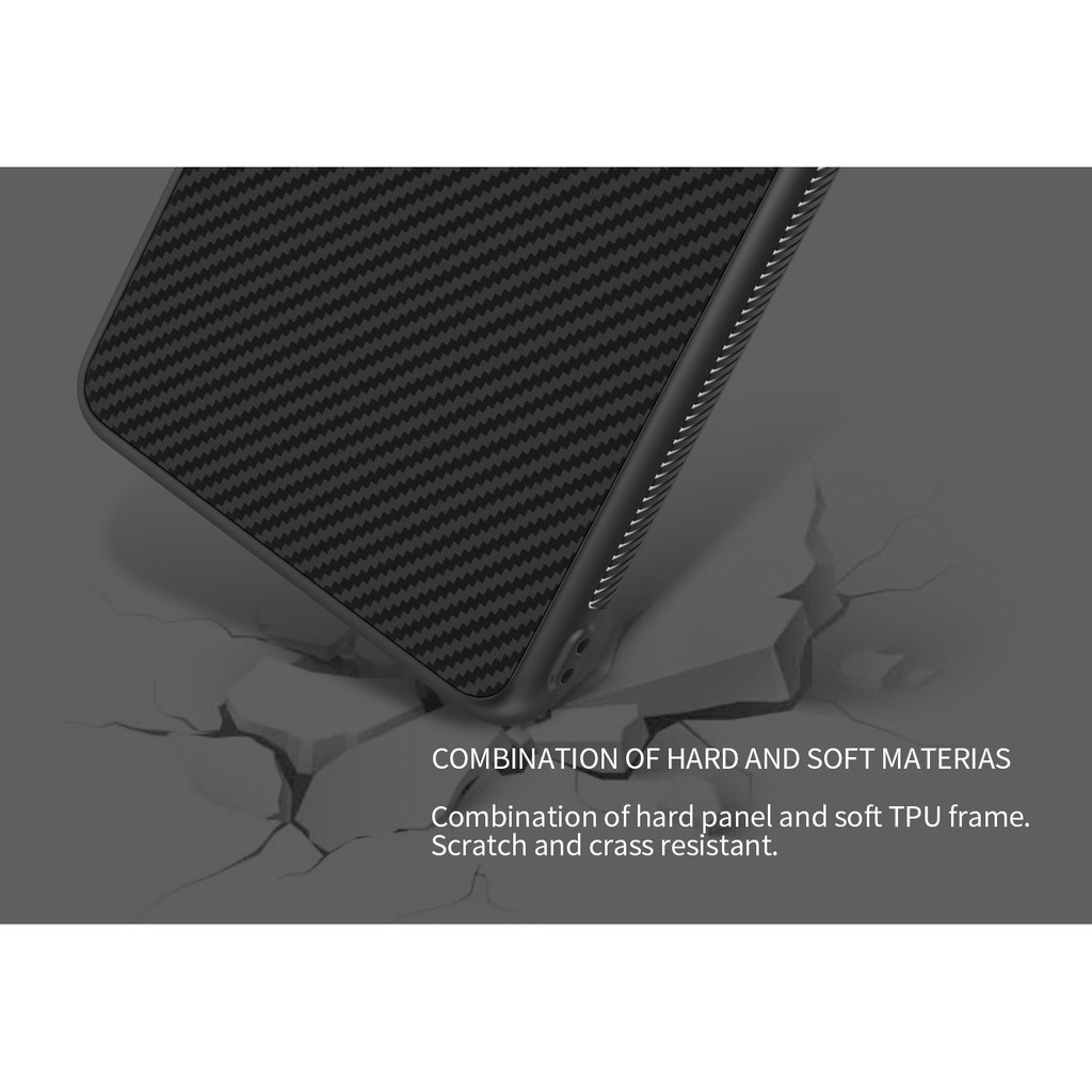 Ốp Lưng Nillkin Carbon Synthetic Fiber Siêu Bền Cho Huawei P30 | Huawei P30 Pro