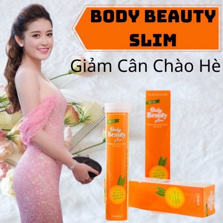 Viên sủi giảm cân cấp tốc BODY BEAUTY SLIM giảm béo detox an toàn chính hãng không phải thuốc giảm cân