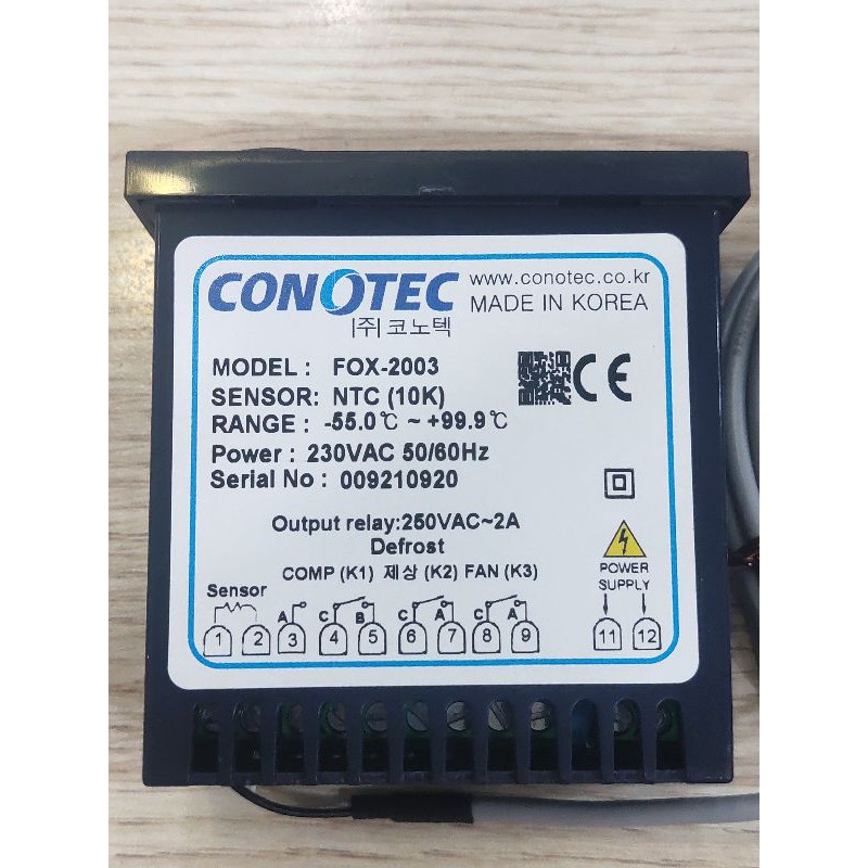 Đồng hồ điều khiển nhiệt độ FOX-2003 Conotec