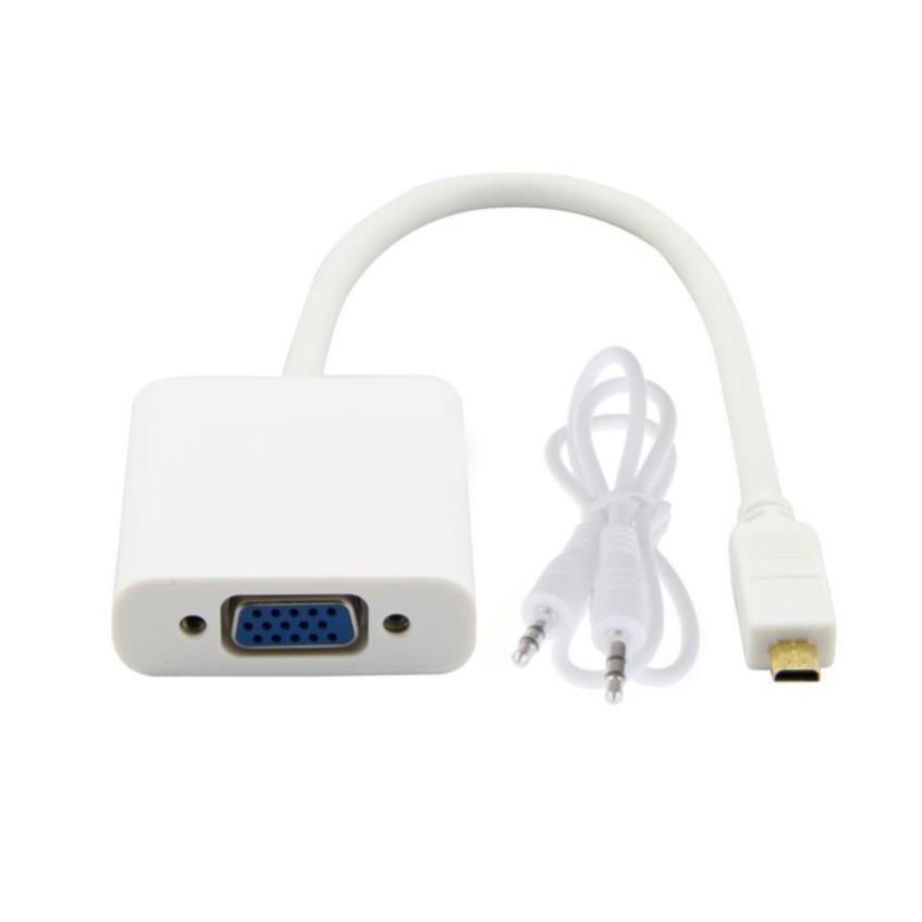 Cáp chuyển đổi HDMI sang VGA có âm thanh, HDMI to vga có âm thanh, dây chuyển từ hdmi sang vga, dây kết nối máy chiếu