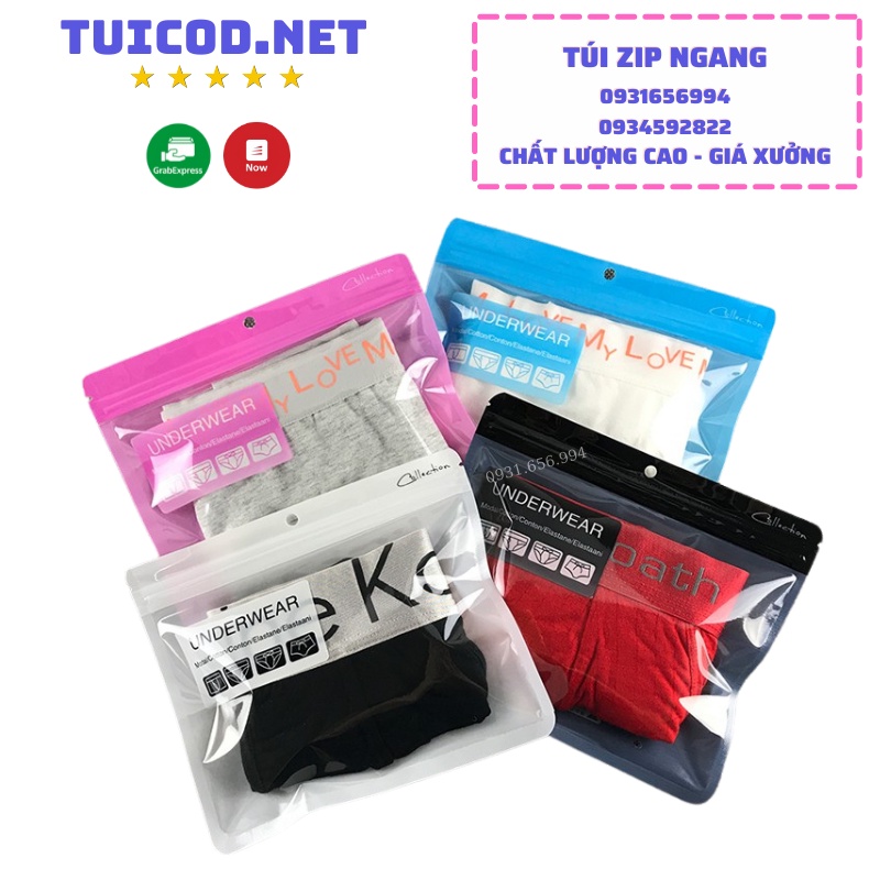 Set 50 Túi Zip Đựng Đồ Lót Underwear - Tuicod.net