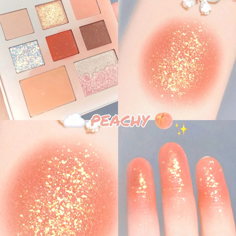 Bảng mắt DIKALU MILKTEA PALETTE nhũ xinh xắn