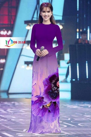 Vải áo dài in 3d