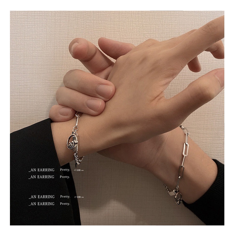 Vòng tay đôi nam nữ Shanmeng Vòng Đeo Tay Cặp Thiết Kế Nhỏ Nhắn Quà Tặng Ngày Lễ Tình Nhân Cho Nam Và Nữ