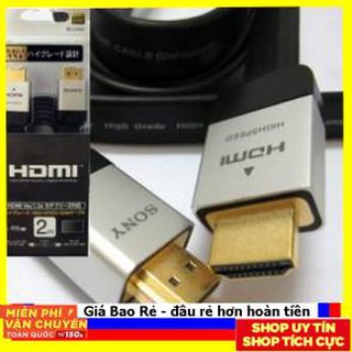 [Mã ELHACE giảm 4% đơn 300K] Cáp HDMI Sony 1.4-3D Ethernet DLC-HE20HF High Speed (2m)
