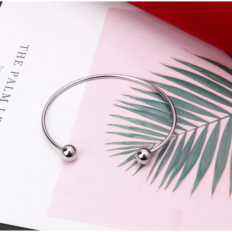 Vòng tay trống tự xỏ hạt charm trang trí thủ công sáng tạo thời trang