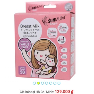 Túi trữ sữa sunmum hàng trả khách