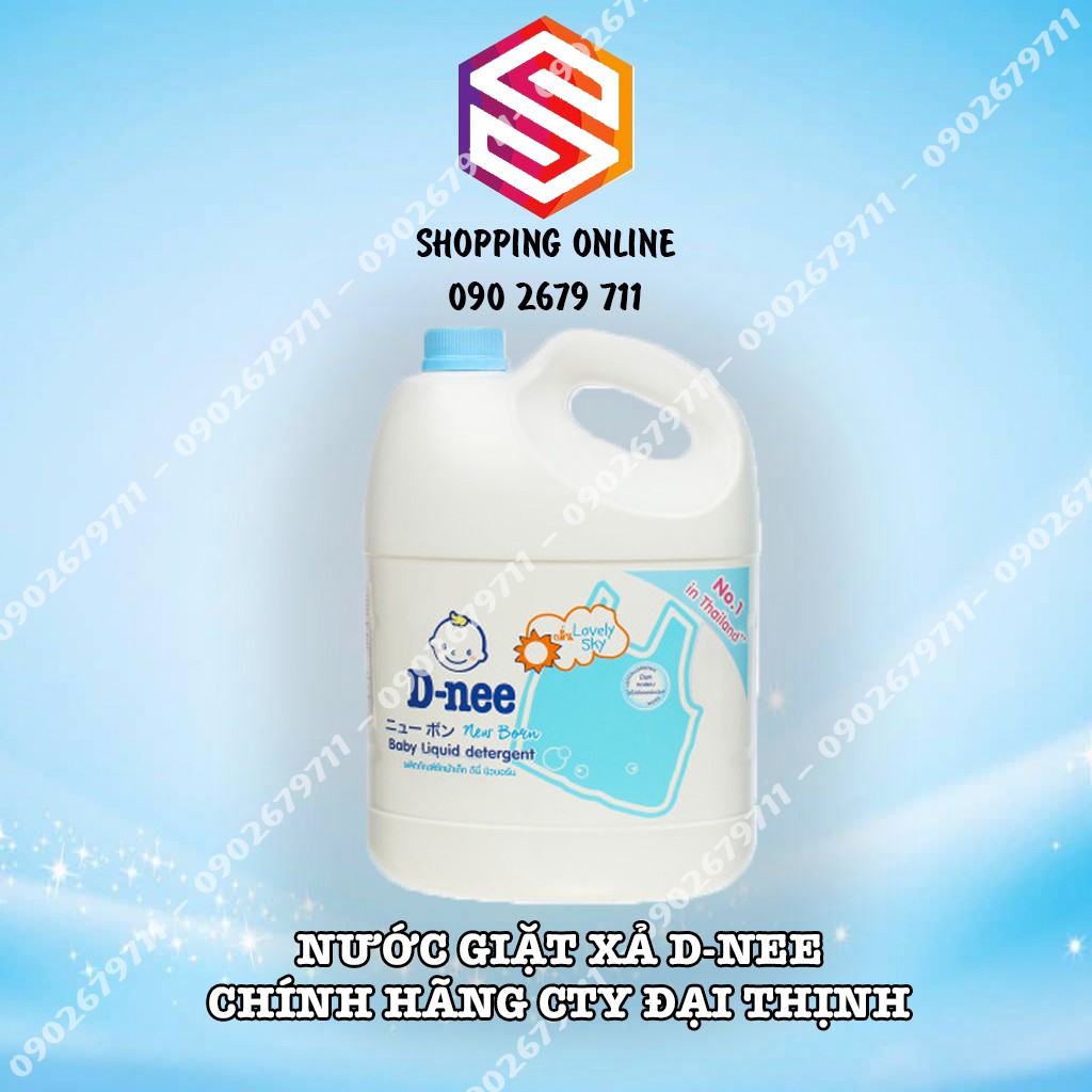 [CTY ĐẠI THỊNH] Nước Giặt Xả Dnee Thái Lan Chính Hãng 3000ML