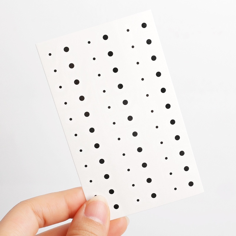 Miếng Dán Hình Xăm Mắt/Mặt Gợi Cảm Bằng PVC Màu Đen Phong Cách Hàn Quốc Cho Nữ