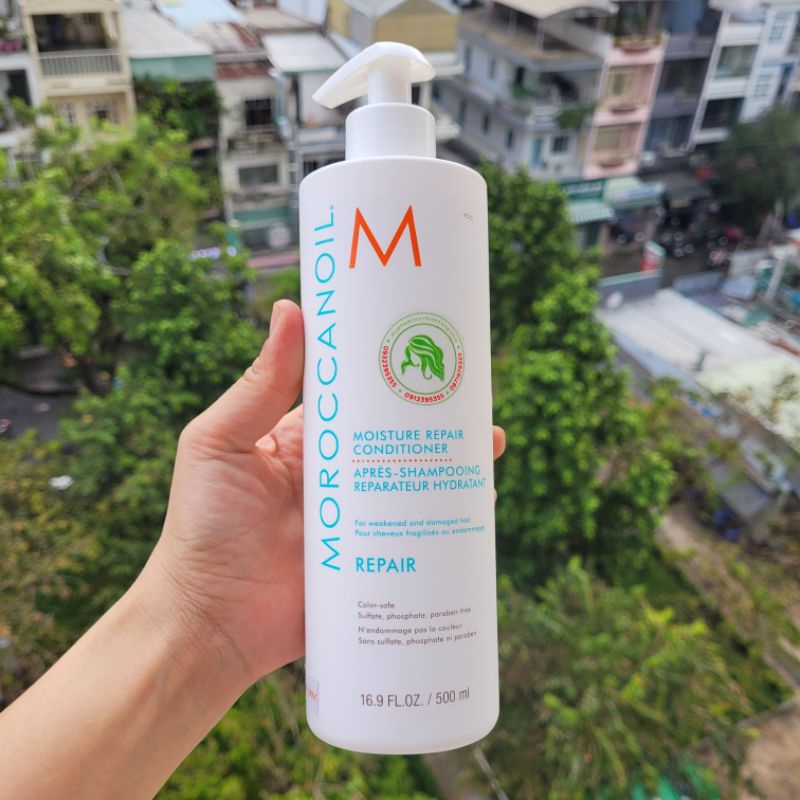 Dầu gội xả Moroc Moroccanoil repair phục hồi độ ẩm 500ml