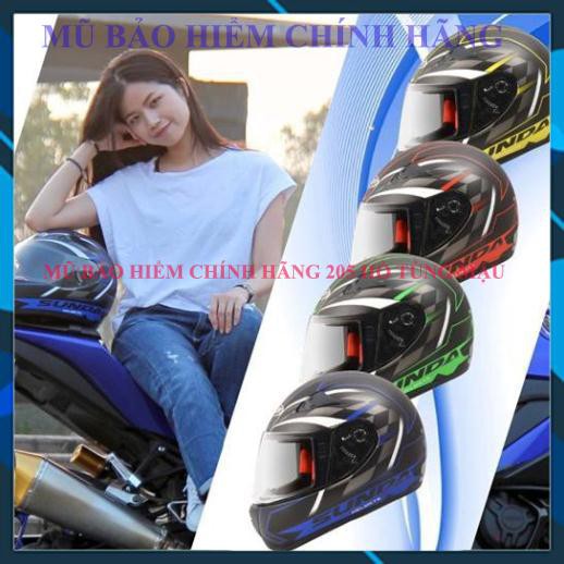 Mũ bảo hiểm fullface SUNDA 2000C chính hãng - Nhiều màu tem