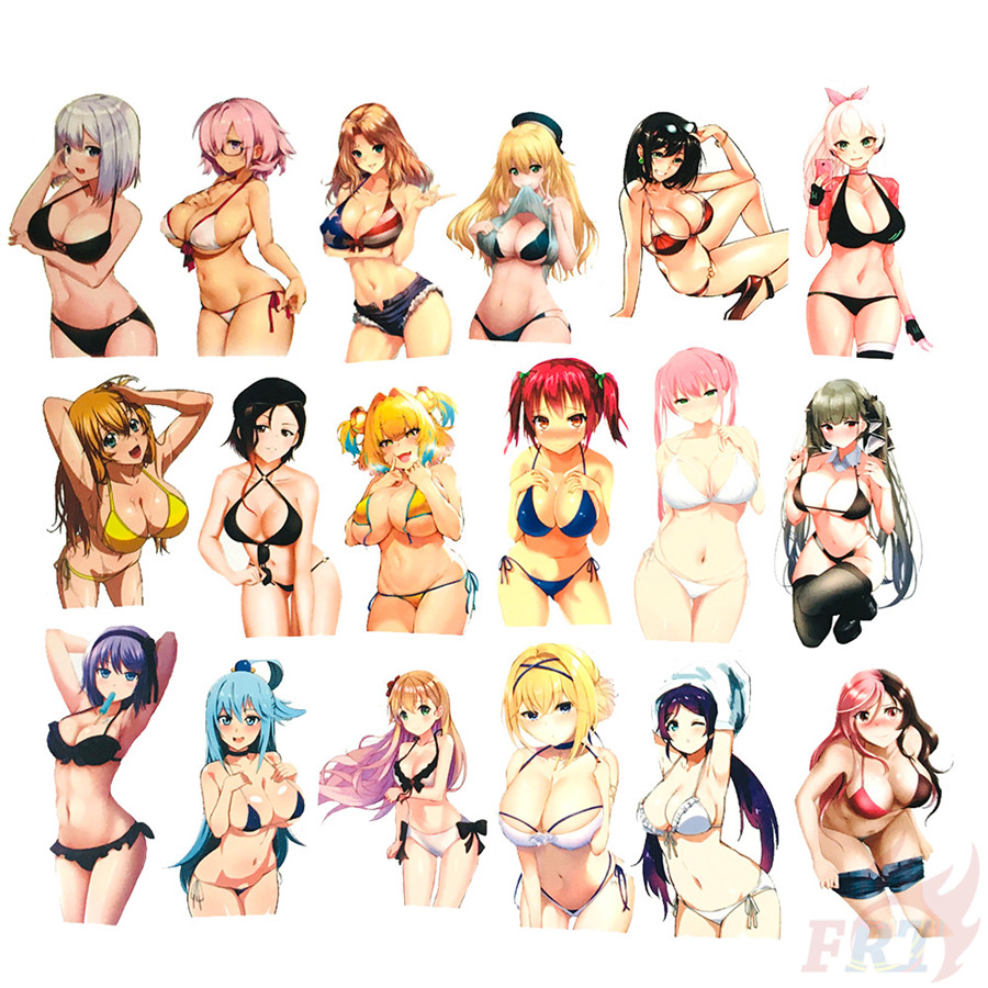 100Pcs/Set ❉ Sexy Bunny Girl Series B Sexy Bikini Beauty Mixed Graffiti Stickers ❉ DIY Fashion Doodle Decals Stickers
