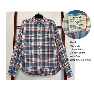 Sơ mi kẻ caro flannel unisex oversize. ảnh thật