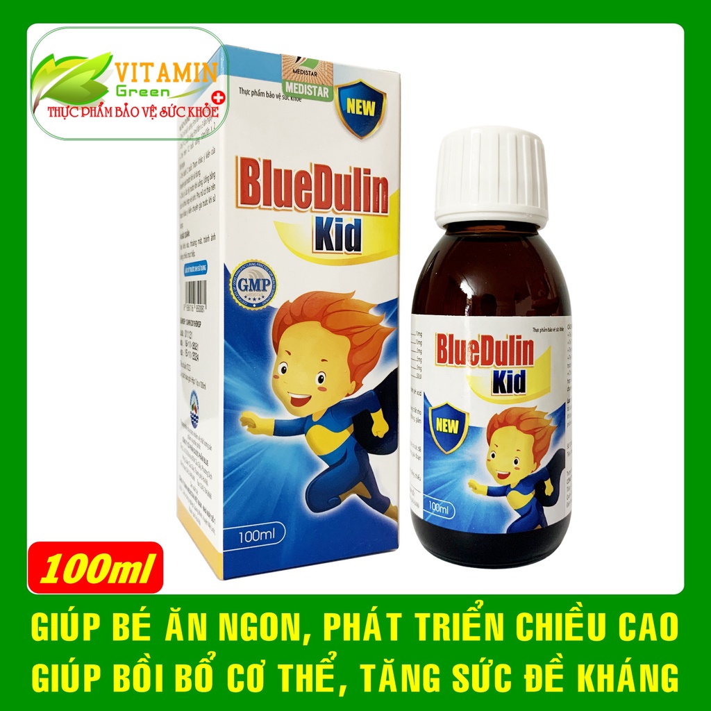 Siro biếng ăn tăng sức đề kháng phát triển chiều cao cho bé BlueDulin Kid