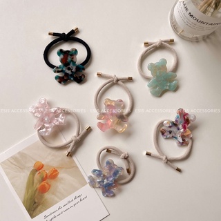 [COT06] Dây Buộc Tóc, Cột Tóc Charm Gấu Granite Hàn Quốc ESIS ACCESSORIES