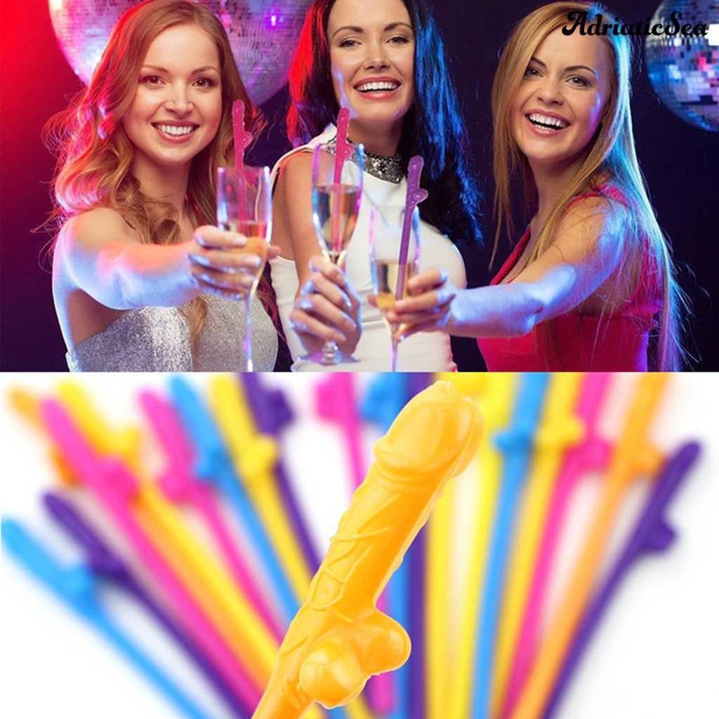 Bộ 10 ống hút nhựa tạo hình độc đáo