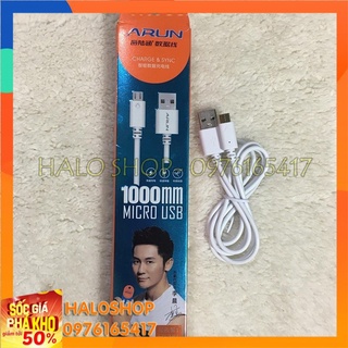 Cáp sạc nhanh 1m cổng Micro USB Arun chính hãng