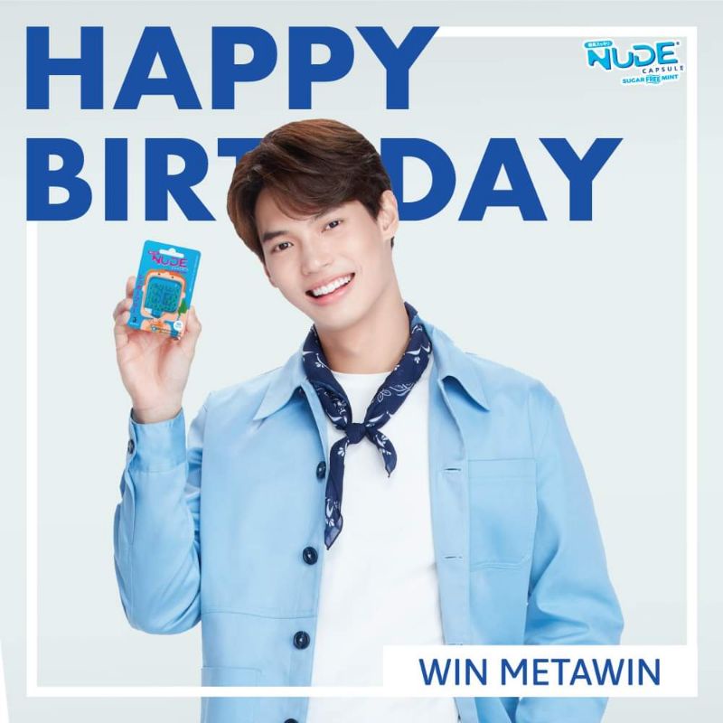 Kẹo Nude bạc hà thơm miệng Thái Lan Hộp 30 viên Win Metawin