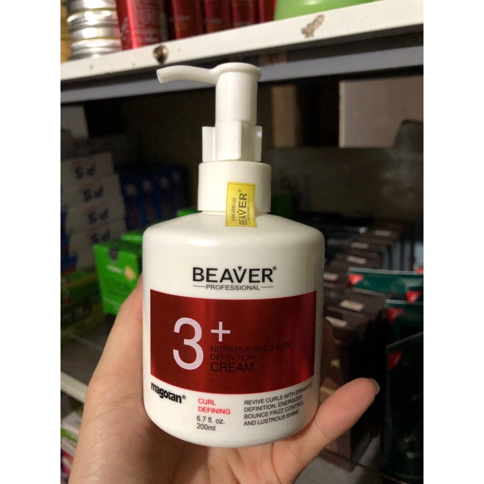 Gel sữa tạo kiểu xoăn beaver 200ml Beaver chính hãng