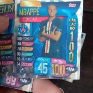 Thẻ insert Poca Match Attax( thẻ in)