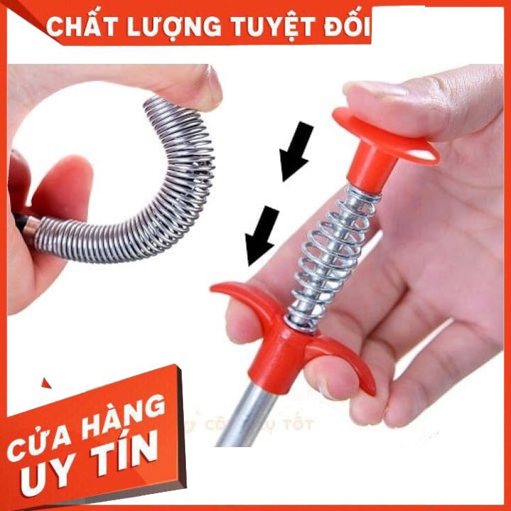 [Ảnh Thật+Video][Hàng Loại 1] Dây Thông Tắc Cống Lò Xo Gắp Rác Tiện Dụng