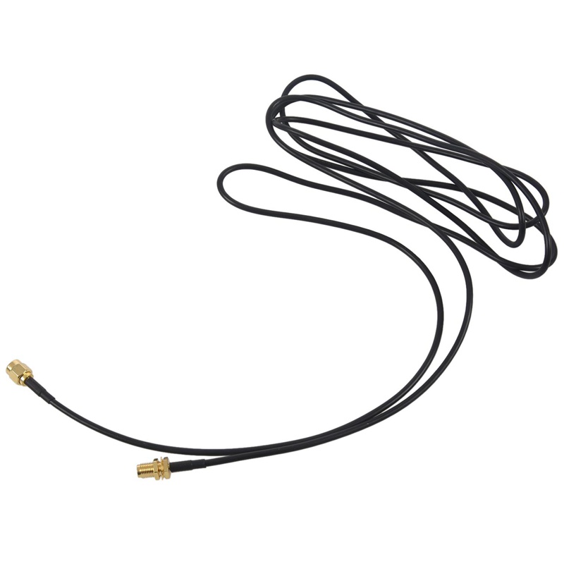 Set 2 cáp nối dài ăng ten RP-SMA RP-SMA Female RF RG174 2M