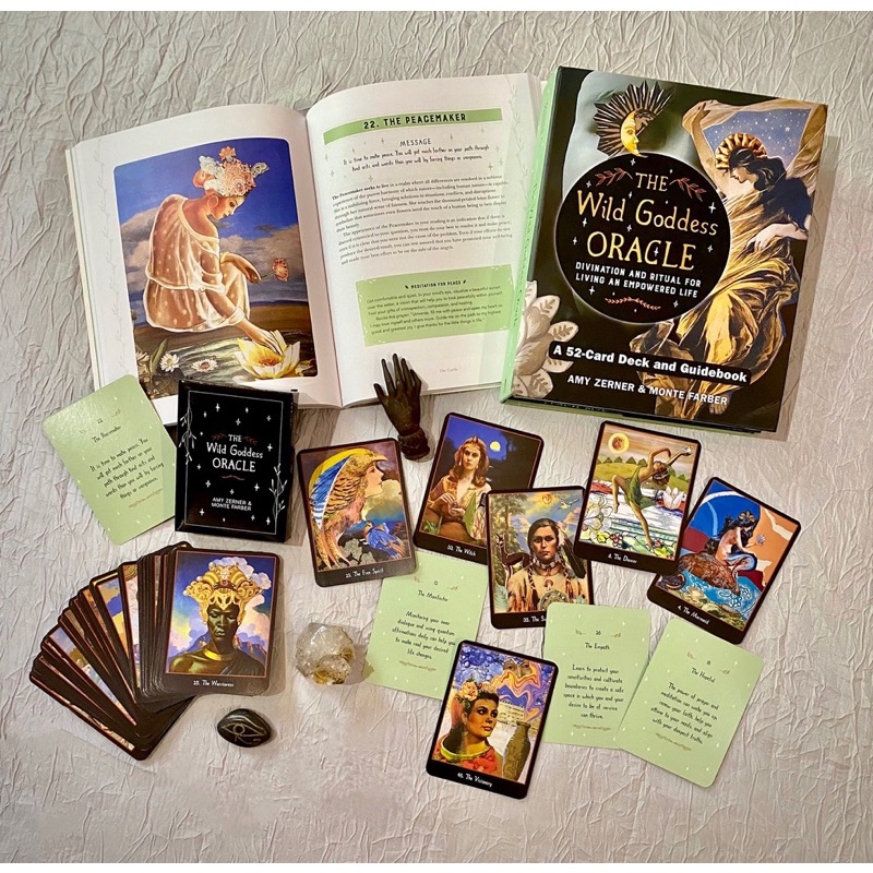 Bộ bài Wild Goddess Oracle Deck - Monte Farber - Order trực tiếp Amazon US