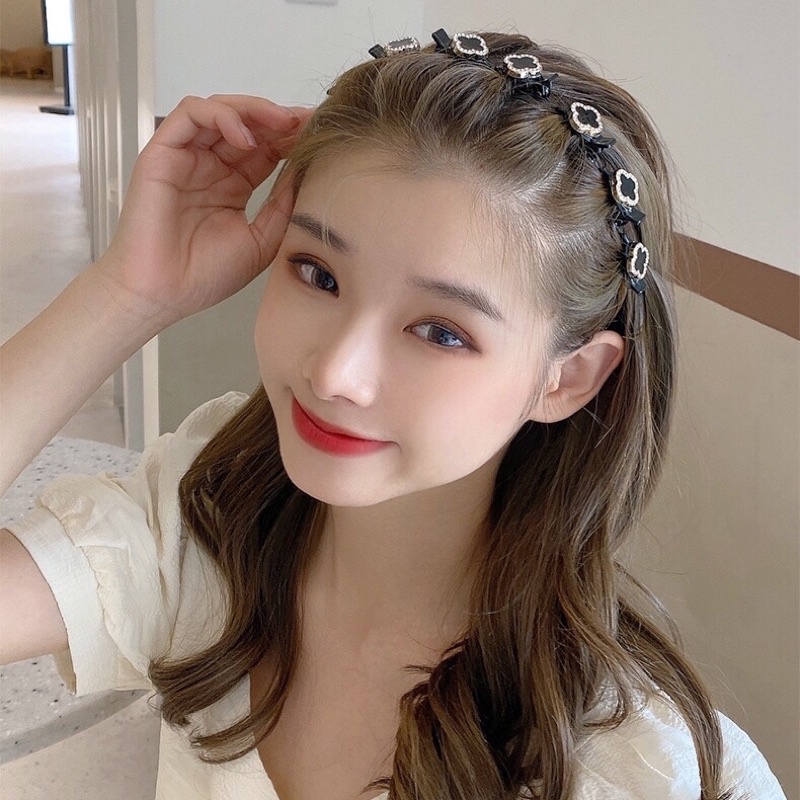 Cài Tóc Tiktok Đính Đá Bờm Cài Tóc Có Kẹp Tạo Độ Phồng Kẹp Tóc Hàn Quốc Siêu Xinh Mainia Shop