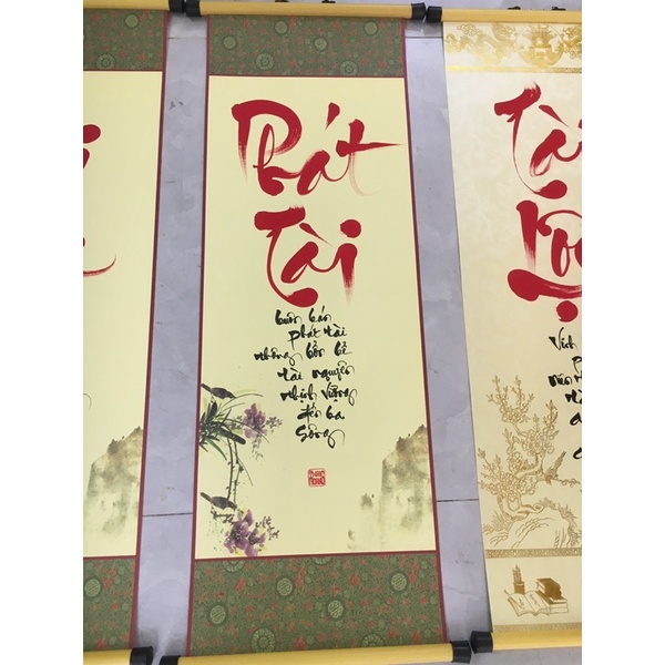 liễn thư pháp Xuân