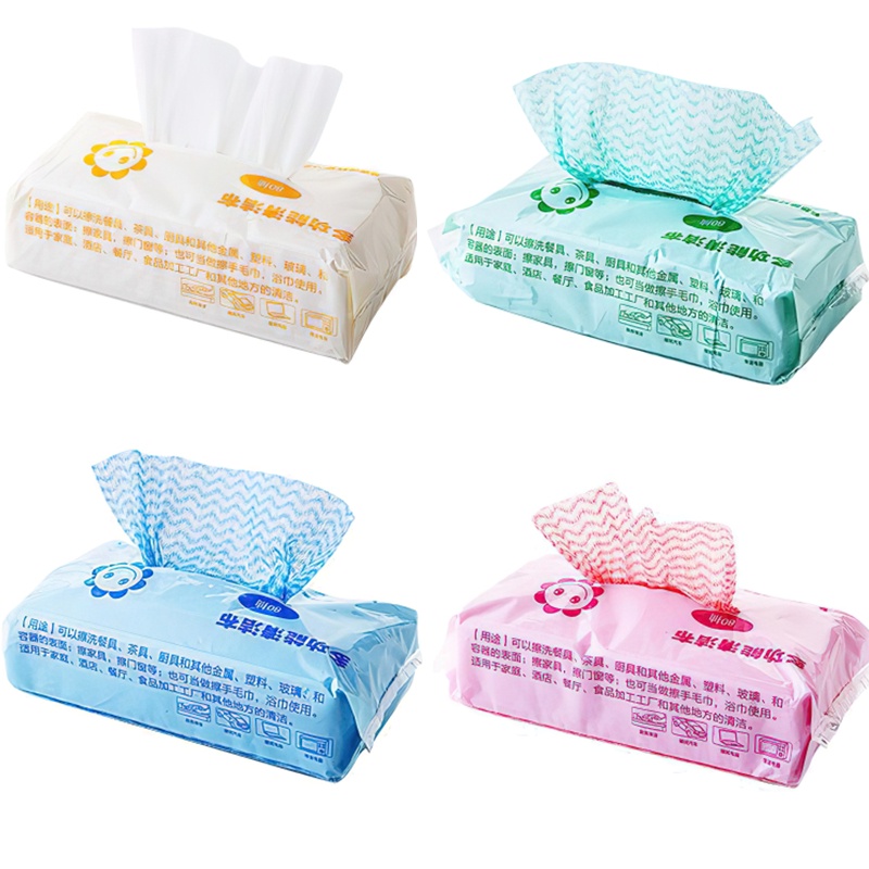 Set 80 Khăn Lau Chén Dĩa Không Dính Có Thể Tái Sử Dụng