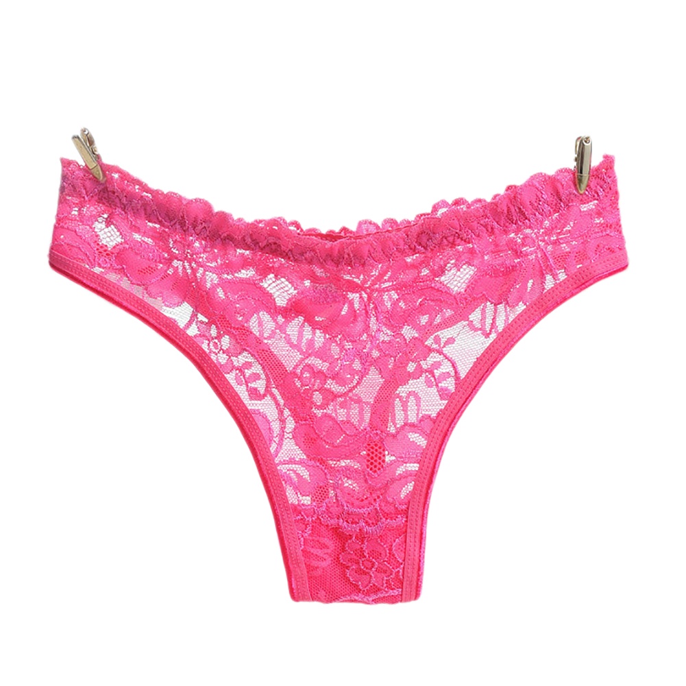 Quần Lót Ren Lọt Khe Màu Sắc Trơn Gợi Cảm Cho Nữ
