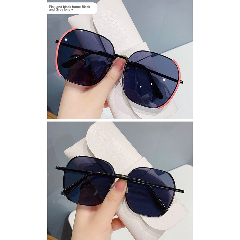 Kính Mát Oversize Gọng Đen Thời Trang Cho Nữ