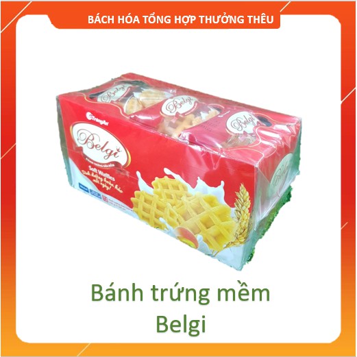 Bánh trứng sữa mềm Belgi Tràng An hộp 336g