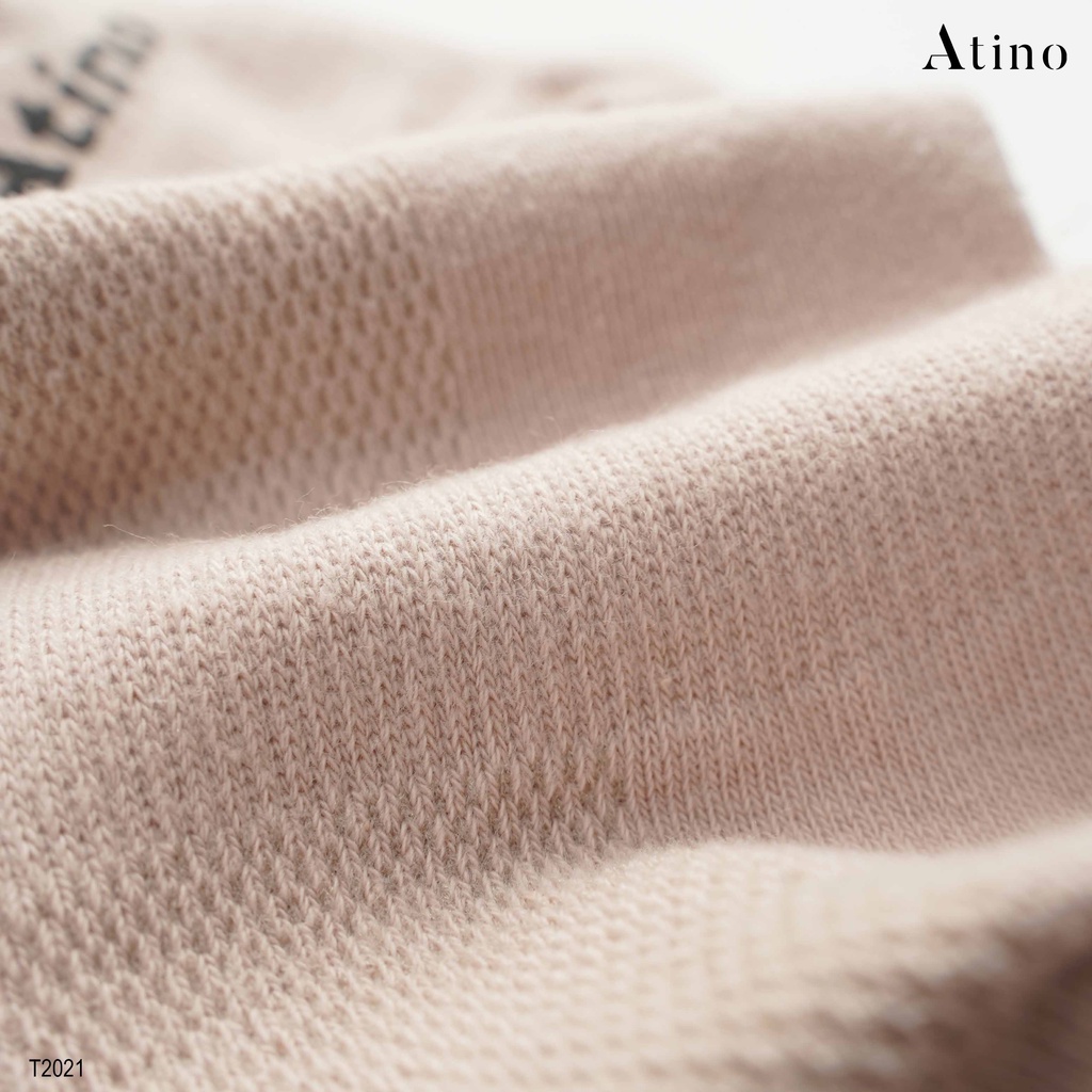 Tất nam Cotton Premium ATINO thiết kế lưới thông hơi thoáng khí khử mùi thấm mồ hôi AT2021