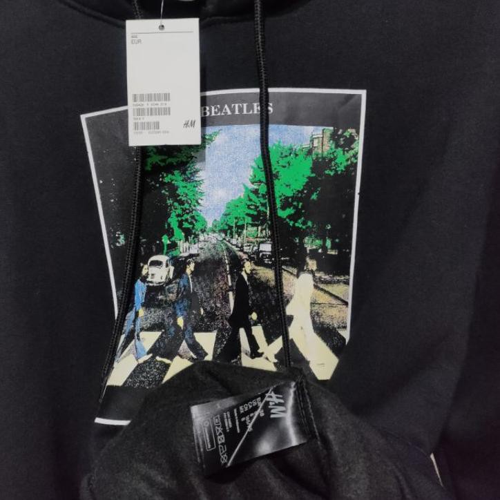 Tham gia! Áo Hoodie Hnm H&m Hm Abbey Road The Beatles Màu Đen Cho Nam Và Nữ