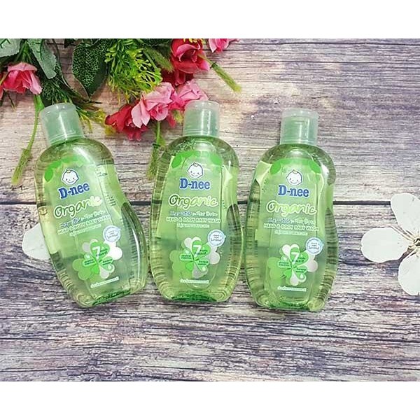 Sữa tắm gội toàn thân trẻ em D-nee Organic Thái Lan 380ml