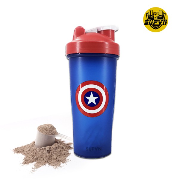 Bình nước lắc sữa Whey Siêu nhân - Shaker tập gym siêu anh hùng - người dơi Cao cấp Chính hãng giá rẻ