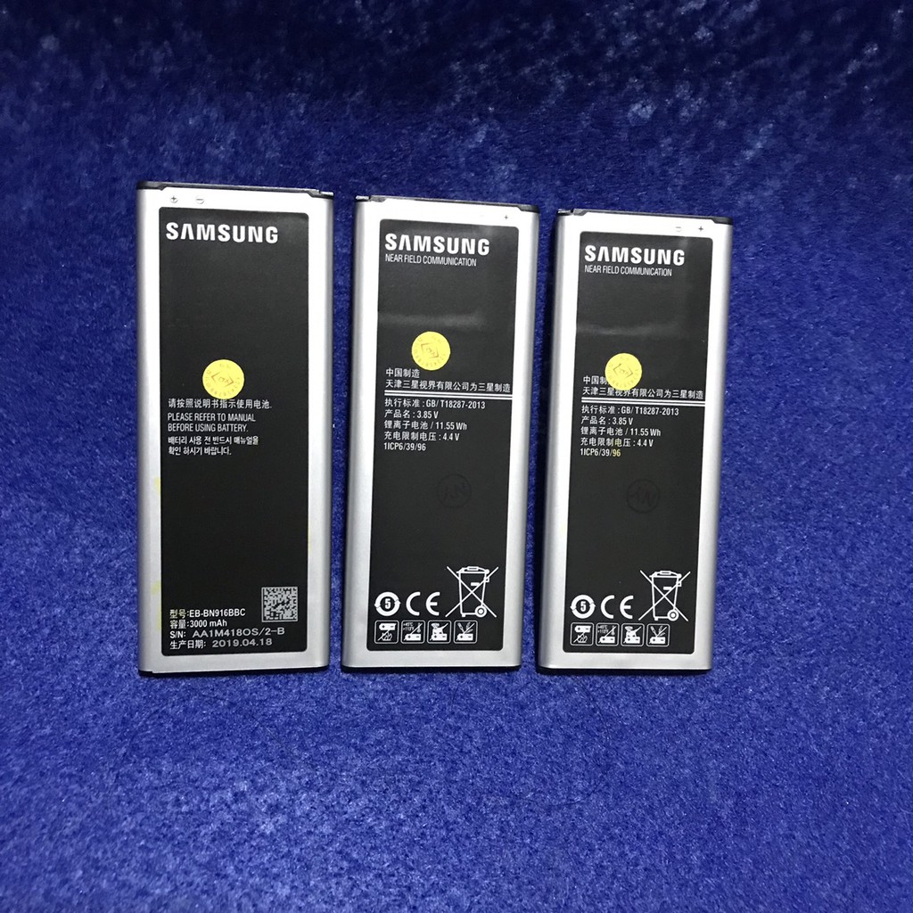 Pin Samsung Galaxy Note 4/ EB - BN916BBC (bản 2 sim) zin, bảo hành 6 tháng