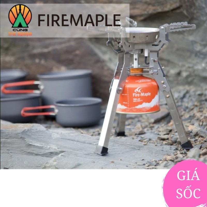 [CHÍNH HÃNG] Bếp Gas Dã Ngoại Di Động Cắm Trại Ngoài trời, Chuyên Dụng Fire Maple FMS-108