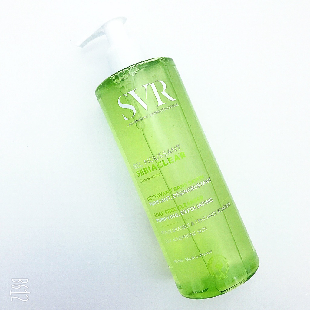 Sữa rửa mặt SVR Sebiaclear Gel Moussant 400ml dành cho da dầu mụn, nhạy cảm