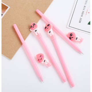 Bút gel nước đào dẹt apeach