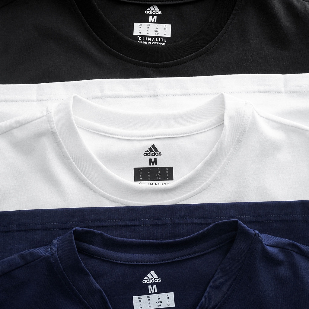 Áo Phông Nam Áo Thun Nam Adidas Cổ Tròn Chất Liệu Cotton Mềm Mịn, Thấm Hút Mồ Hôi, Co dãn 4 chiều